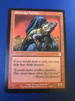 Obstinate Familiar Odyssey Magic Cards, Light Play Condition COMBINED SHIPPING - Image 1