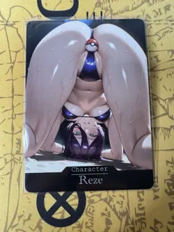 Reze Chainsaw Man Hentai Anime Doujin Waifu ACG Custom Card - Image 1
