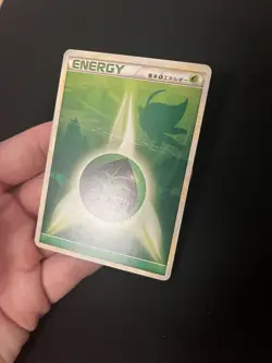 Basic Grass Energy PL Japanese HeartGold SoulSilver Pokemon Cards Celebi Vintage - Image 1
