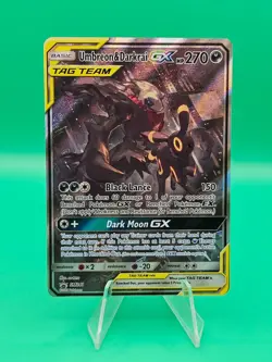 Pokemon TCG Umbreon & Darkrai GX SM241 Tag Team Promo Card Sun & Moon NM/M - Image 1