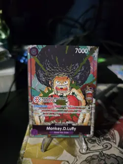 One Piece TCG Monkey.D.Luffy Bandai Card Games Fest 25-26 OP07-073 Promo Card - Image 1