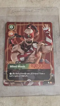 Riftbound METAL Card – LEE SIN Blind Monk – Houston Prize Wall Exclusive – 1/35 - Image 1
