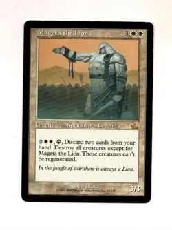 MTG Mageta the Lion MP Prophecy Magic the Gathering ~ Free Shipping ~ - Image 1