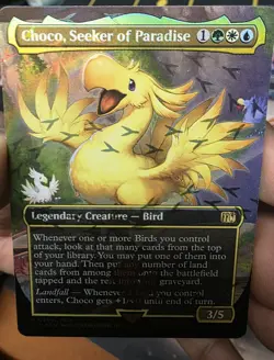 Choco, Seeker of Paradise (Borderless) (Chocobo Track Foil) Final Fantasy Foil - Image 1