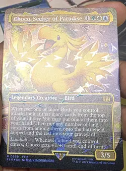 Choco, Seeker of Paradise (Borderless) (Chocobo Track Foil) Final Fantasy Foil - Image 3
