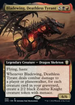 Bladewing, Deathless Tyrant (Extended Art) [Dominaria United Commander] Near Mi - Image 1