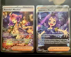 Pokemon Mega Evolution Acerola's Mischief 183/132 SIR ⭐+++Plus Acerola's 165 - Image 1
