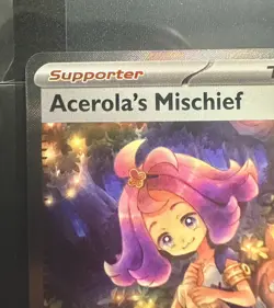 Pokemon Mega Evolution Acerola's Mischief 183/132 SIR ⭐+++Plus Acerola's 165 - Image 2
