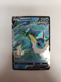 Vaporeon V SWSH150 Pokemon TCG Sword & Shield Promo VLP - Image 1