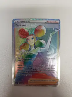 Fantina - 206/196 - Pokemon Lost Origins Sword Shield Rainbow Card LP - Image 1