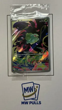 Pokemon Bulbasaur 133/132 Illustration Rare Holo Mega Evolution TCG sealed - Image 1