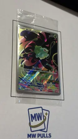 Pokemon Bulbasaur 133/132 Illustration Rare Holo Mega Evolution TCG sealed - Image 3