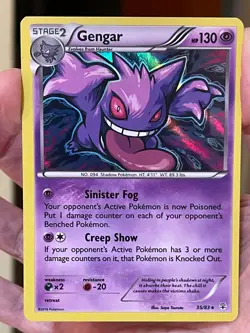 POKEMON GENGAR 35/83 RARE HOLOFOIL GENERATIONS NM CARD - Image 1