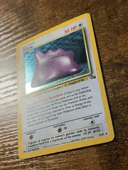 Pokemon TCG Ditto Fossil 3/62 Holo Unlimited Holo Rare - Image 2