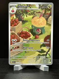 Pokemon TCG Appletun 211/191 Surging Sparks Illustration Rare - Image 1