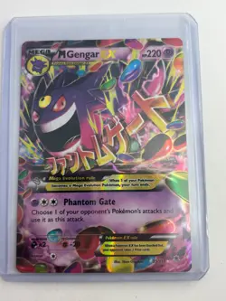 2014 Pokemon XY Phantom Forces M Gengar EX #35 Ultra Rate Holo - Image 1