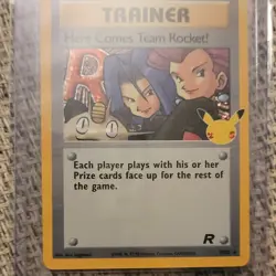 Pokemon Here Comes Team Rocket! 15/82 Celebrations Classic Collection Holo - Image 3