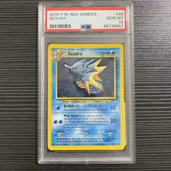Pokemon Neo Genesis #48/111 Seadra –Uncommon PSA 10 Gem Mint (2000) - Image 1