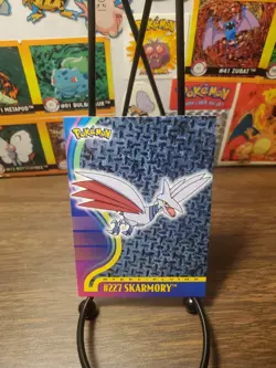 Pokemon Topps Johto Series 1 Skarmory #227- blue label, non-holo - Image 1