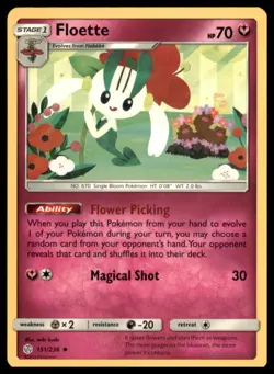 Pokemon TCG - Floette SM - Cosmic Eclipse #151/236 - Near Mint or Better - Image 1
