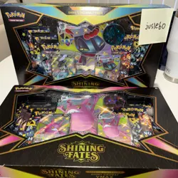 Pokemon TCG: Shining Fates Premium Collection Set [Shiny Crobat/Dragapult VMAX - Image 1