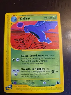 Pokemon TCG Golbat Skyridge 60/144 Non Holo Near Mint Condition. - Image 1