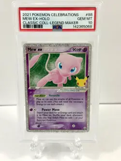 2021 POKEMON CELEBRATIONS CLASSIC COLLECTION #88 MEW EX-HOLO PSA 10 🔥🔥 - Image 1