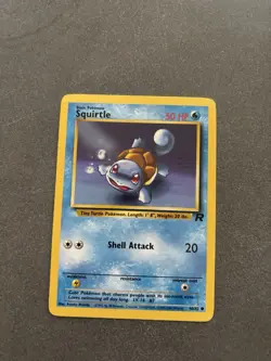 Squirtle 68/82 - 1st Edition Team Rocket - Non-Holo Pokemon Card - LP - Image 1