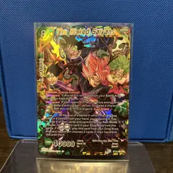 Crease ~ The Wicked Saiyans BT15-153 SCR Secret Rare Dragon Ball Super Card Game - Image 1