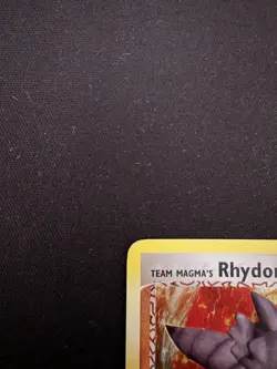 Team Magma's Rhydon 11/95 Pokemon Card TCG Team Magma vs Team Aqua Holo Rare - Image 3