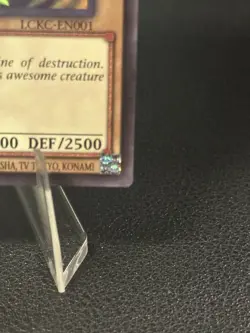 Yu-Gi-Oh! Blue-Eyes White Dragon LCKC-EN001 Holo Dragon Normal Card Konami - Image 2