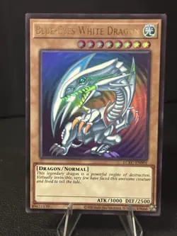Yu-Gi-Oh! Blue-Eyes White Dragon LCKC-EN001 Holo Dragon Normal Card Konami - Image 4
