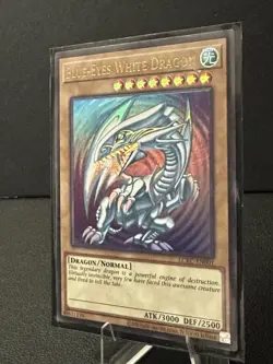 Yu-Gi-Oh! Blue-Eyes White Dragon LCKC-EN001 Holo Dragon Normal Card Konami - Image 5