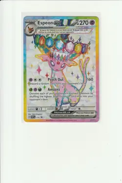 Pokemon Espeon Ex SVP175 Scarlet & Violet Promo Card Holo - NM - Image 1