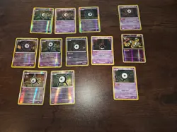 Unown Pokemon TCG Vintage Card Lot Reverse Foil Diamond Pearl HeartGold Era - Image 1