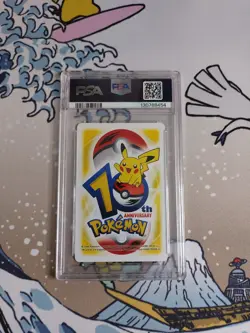PSA 10 2006 POKEMON CENTER 10TH ANNIVERSARY PLAYING CARDS YELLOW ESPEON/UMBREON - Image 2