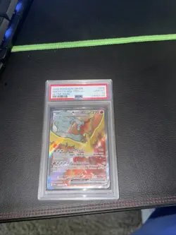 Pokemon TCG Team Rockets Moltres EX 208/182 Sv10: Destined Rivals PSA 10 - Image 1