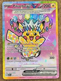 Pokemon Pikachu EX SIR 277/217 Ascended Heroes English - NM - Image 1