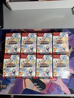 Pokemon S&V Prismatic Evolutions Booster Bundle Lot of 8 Boxes New Sealed - Image 1