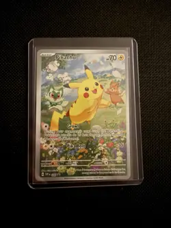 Pokemon Pikachu TCG SVP 088 Black Star Promo Card Paldea Adventure Chest - Image 1