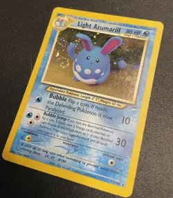 Light Azumarill | 13/105 | Neo Destiny | Holo | SWIRL | Pokemon Card | LP - Image 2