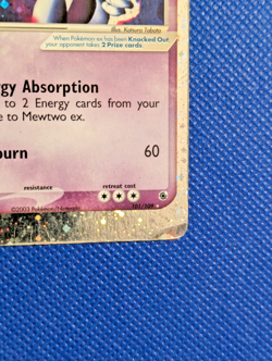 Pokemon MEWTWO EX 101/109 Ruby and Sapphire Ultra Rare Holo - Image 4