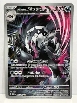 Galarian Obstagoon 245/217 - Pokemon TCG - Ascended Heroes Illustration Rare - Image 1