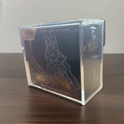 SEALED Pokemon Mega Evolution Pokemon Center Lucario ETB | ACRYLIC CASE INCLUDED - Image 2