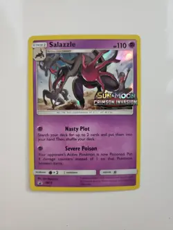 Salazzle SM73 Sun And Moon Crimson Invasion (Pokemon TGC) LP - Image 1