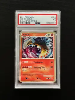 2011 POKEMON #SL5 HO-OH-HOLO CALL OF LEGENDS PSA 7 - Image 1