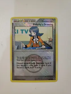 Felicity's Drawing Crosshatch Reverse Holo [Supporter] 98/106 (Pokemon TGC) NM - Image 1
