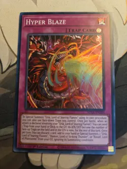 Yugioh! Hyper Blaze - 1st Ed Super Rare - SDSA-EN034 - NM - Image 1