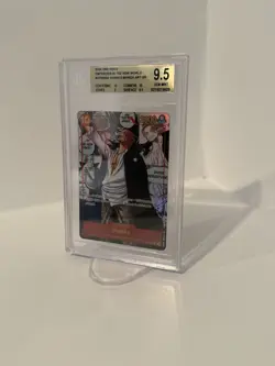 One Piece Emperors in the New World Shanks manga OP09-004 SR Foil Beckett 9.5 - Image 3