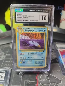 Golduck 1998 Vending Series 3 CGC 10 Pokemon Card - Image 1